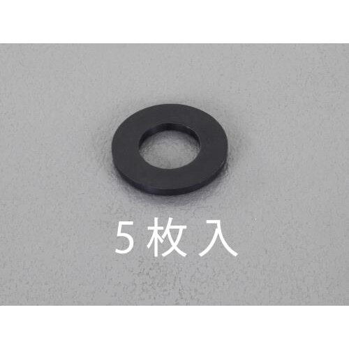 平ワッシャー(TPR製/黒5枚) M16