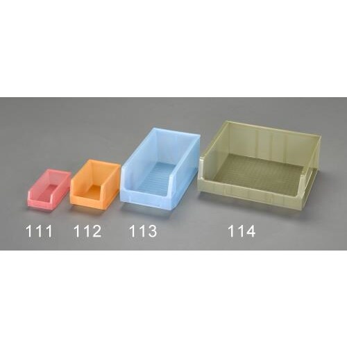 パーツトレー透明ブルー/225x402x175mm