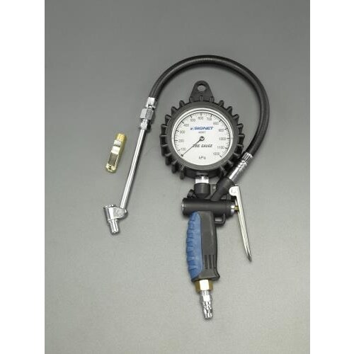 タイヤゲージ&チャック(290mmホース付)