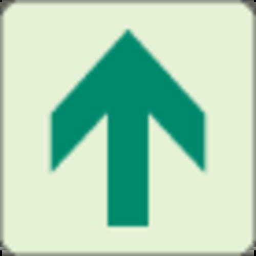 床面誘導標識 矢印白枠 82914A