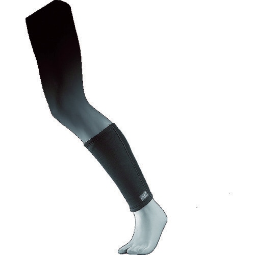 発熱防風 レッグウォーマー ブラック L