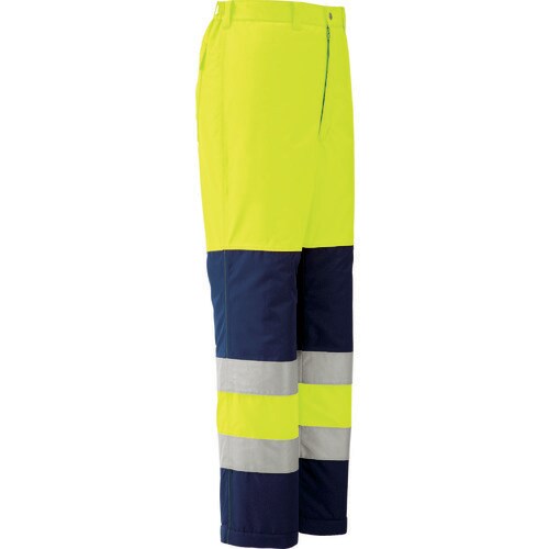 高視認帯電防止防寒スラックスSE1124下黄 3L