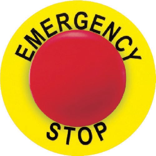 非常停止ボタン用ラベル C235A830ES