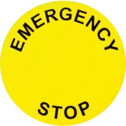 非常停止ボタン用ラベル C350A830ES