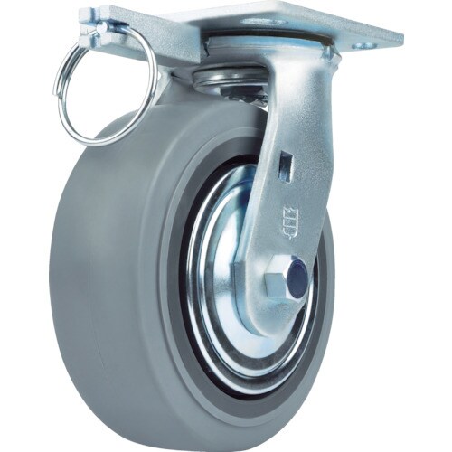 重荷重用キャスター 自在 ゴム車150mm