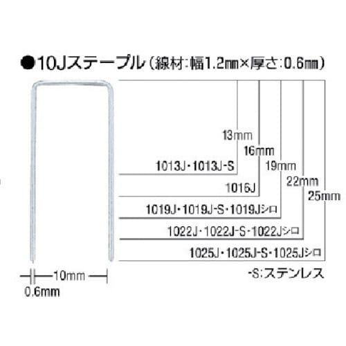 ステープル(白) 1025JWHITE