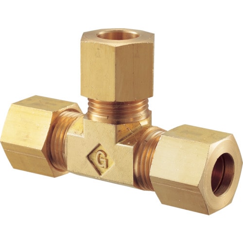 黄銅製ユニオンチーズ ティー GTI6B