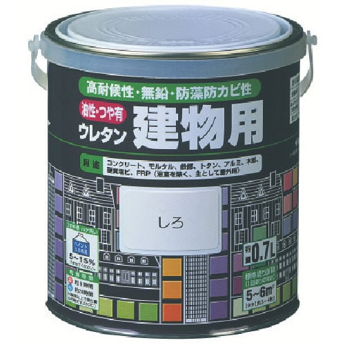 油性ウレタン建物用 くろ 1.6L