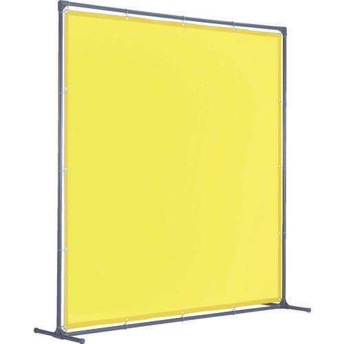 溶接遮光フェンス 2020型単体固定足 黄