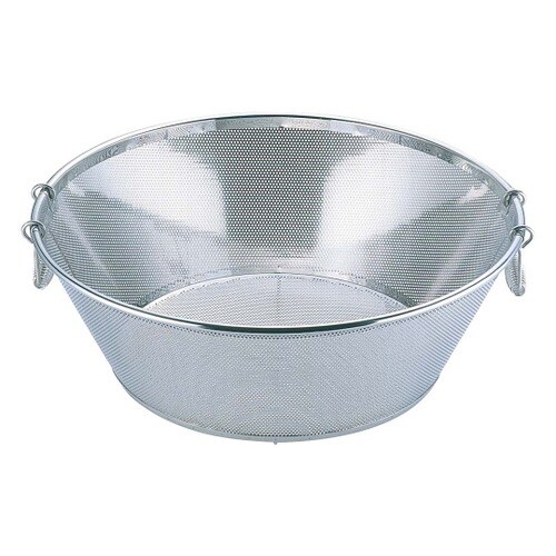 UK 18−8 パンチング 平底 揚ザル 55cm