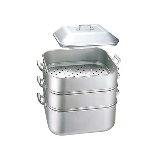 アルマイト ジャンボ 角蒸器 大