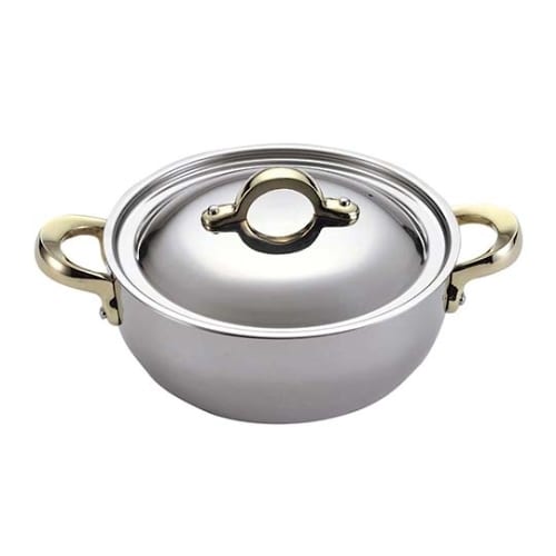 18−0 ひとり鍋(目盛付)浅型