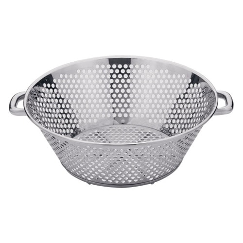 パンチング平底揚げざる パイプハンドル 51cm