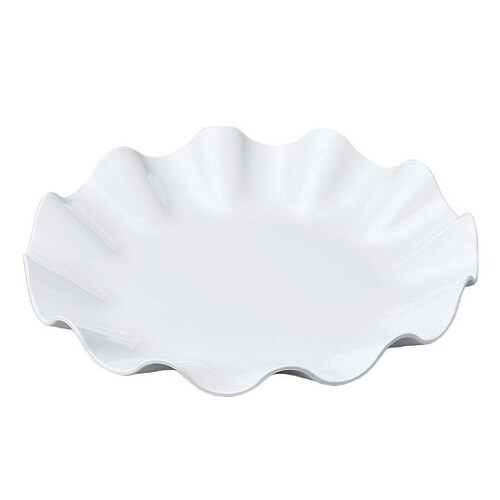 ニューホワイト ウェーブ丸盛皿 40cm