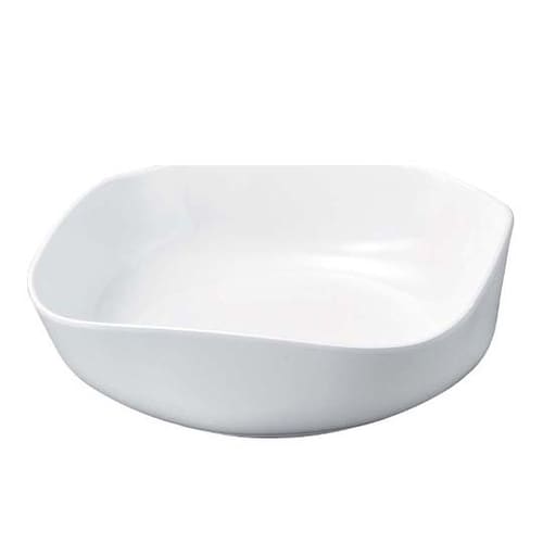 ニューホワイト 渕丸角盛鉢 38cm