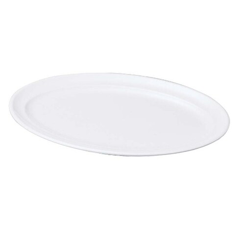 ニューホワイト 小判盛皿 42cm