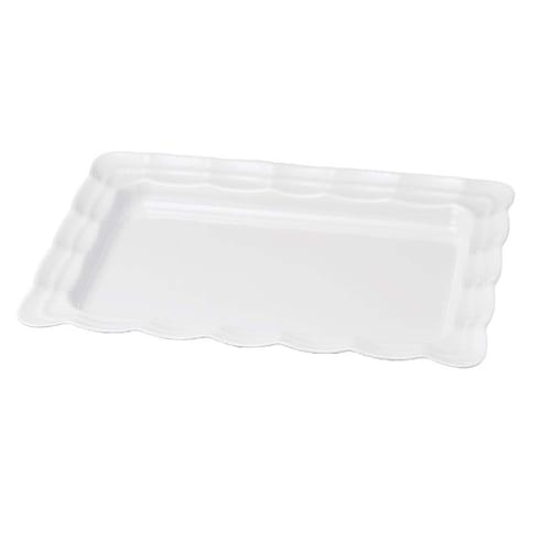 ニューホワイト 波型長角皿 60cm