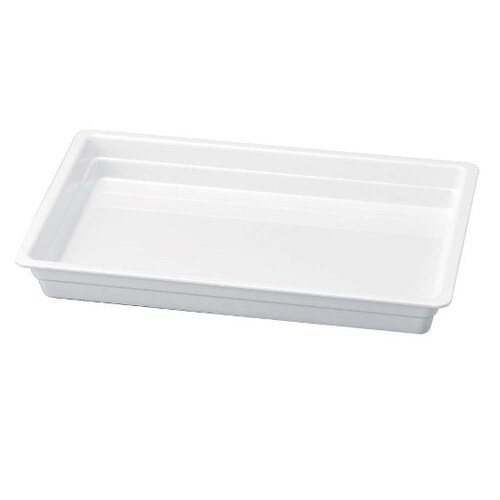 ニューホワイト 長角盛鉢 32cm