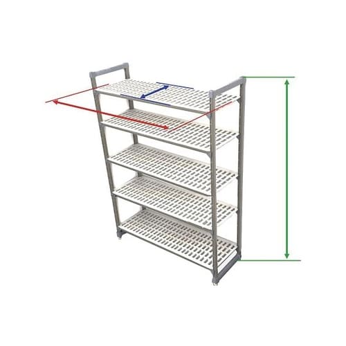 610型移動式シェルビング5段1220×H1780