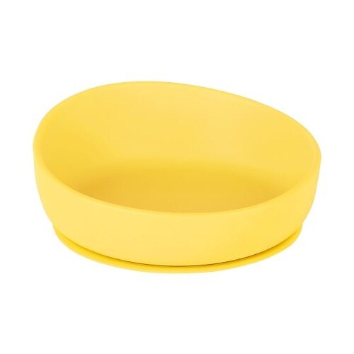 ピタッとシリコン皿 イエロー