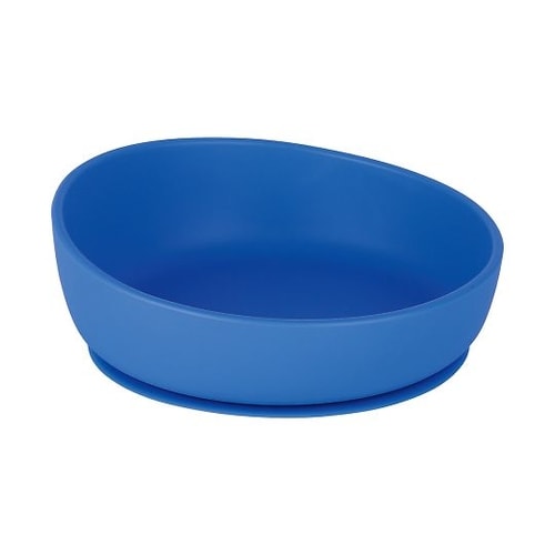 ピタッとシリコン皿 ブルー