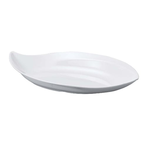 ニューホワイト 変形鉢 24.5cm