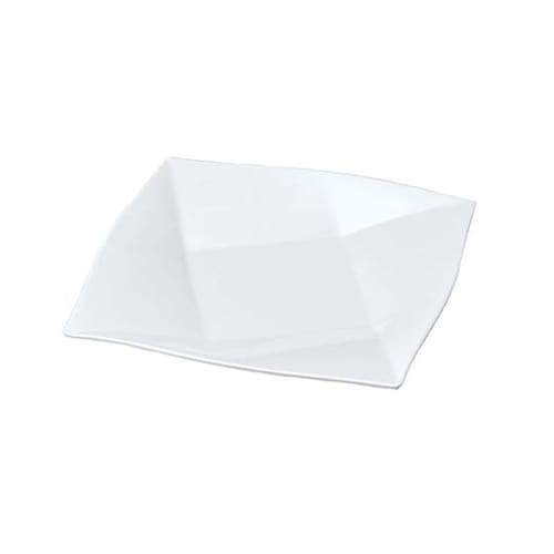 ニューホワイト 折紙盛皿 23cm