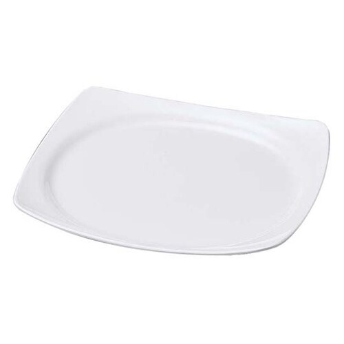 ニューホワイト 渕丸長角盛皿 28cm