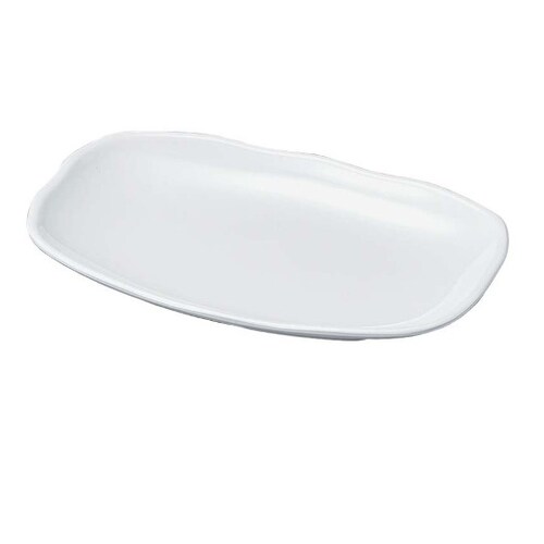 ニューホワイト 長手盛鉢 23cm