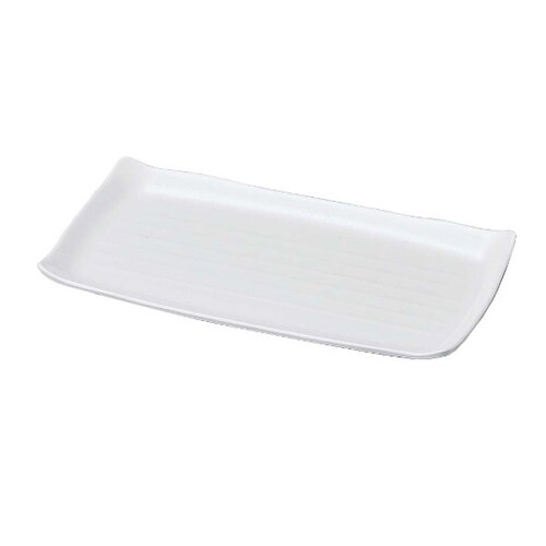ニューホワイト 長角筋目皿 33cm