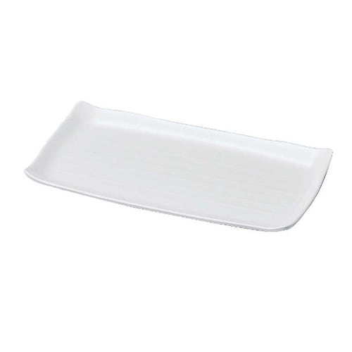 ニューホワイト 長角筋目皿 35cm