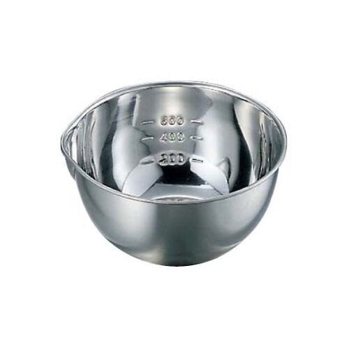 18−8 目盛付 片口ボール 中(φ180)