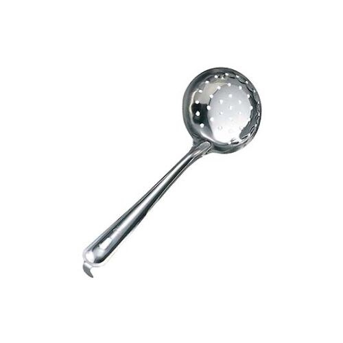 18−0 穴明 杓子 10.5cm 共柄(カギ付)