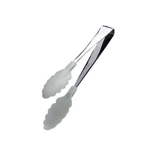 18−0抗菌耐熱フードトングホワイト25cm