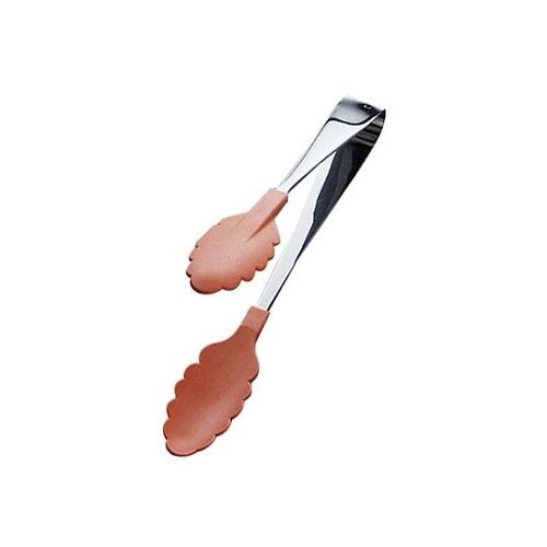 18−0抗菌耐熱フードトングブラウン25cm