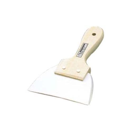 木柄シリコン ゴムヘラ 大 幅120