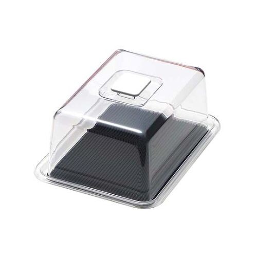 クリアラブリーハット 角(中)ブラック