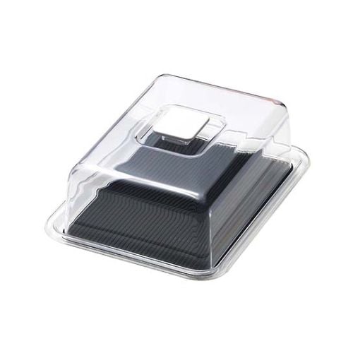 クリアラブリーハット 角ケーキ(特大)ブラック