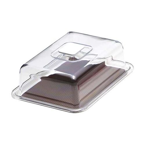 クリアラブリーハット 角ケーキ(特大)ブラウン