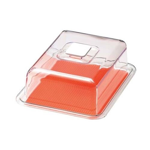 クリアラブリーハット 角ケーキ(特大)オレンジ