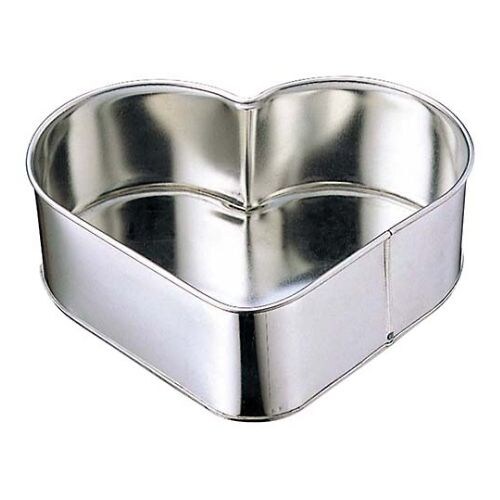 ブリキ ハート デコレーション型 小(5寸)