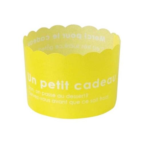 カラーマフィン(100枚入)イエロー CK42