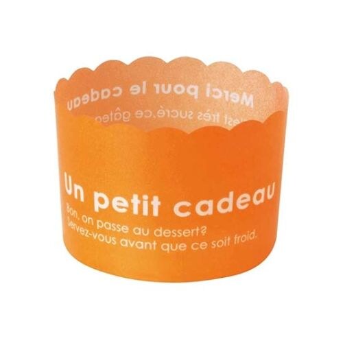 カラーマフィン(100枚入)オレンジ CK43