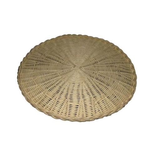 籐製 丸皿 16−725 直径400