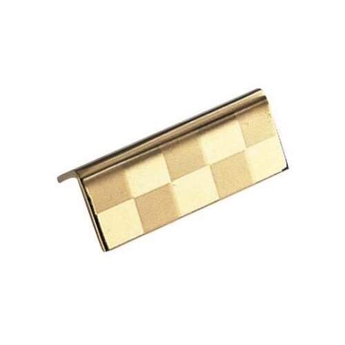 UK 18−8 箸置 三角(市松模様)金仕上