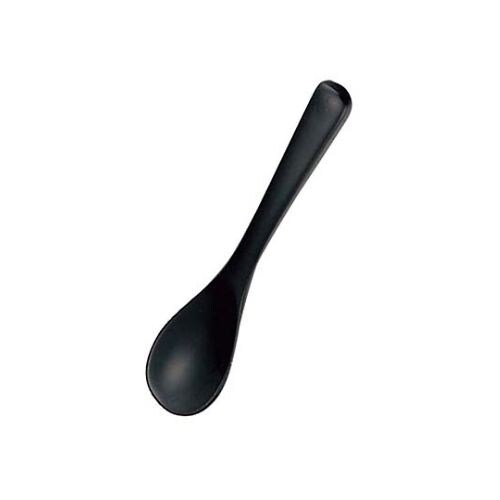 茶椀蒸スプーン 黒 全長130(08325)