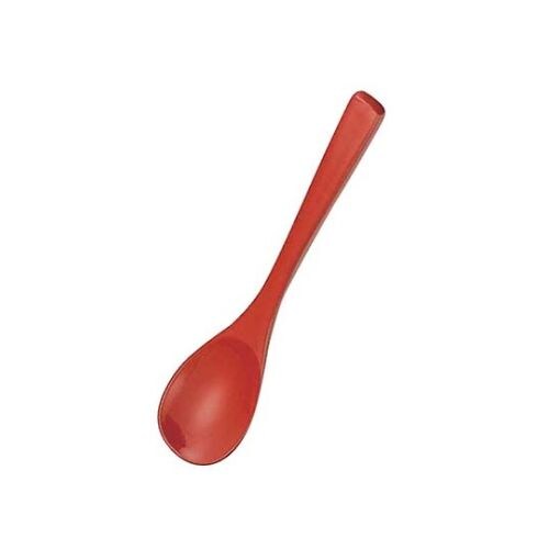 茶椀蒸スプーン 朱 全長130(08326)