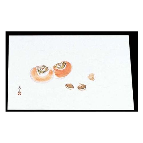 四季紙 萬寿(100枚入)M33−121 柿と栗