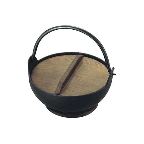 トキワ 鉄 やまが鍋 413 24cm 黒塗り