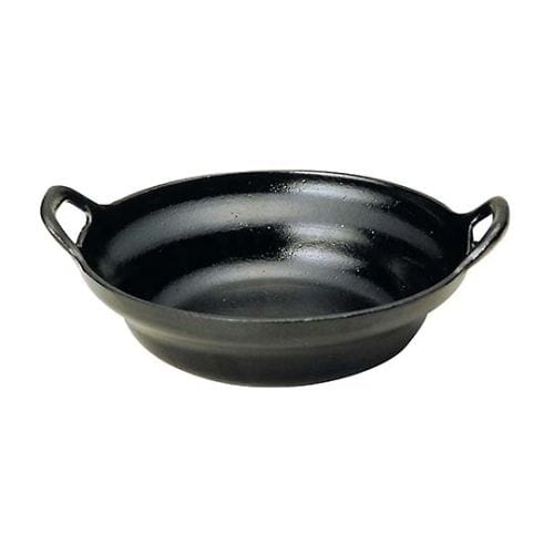 アルミ もつ鍋 黒 15cm